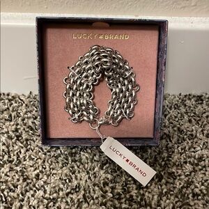 NWT Lucky Brand Silver Bracelet